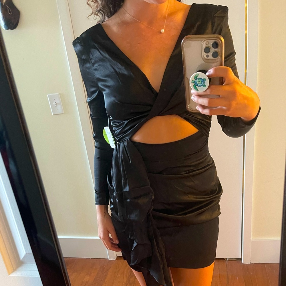 NWT Black Bodycon Mini Dress Sz S